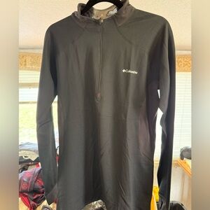Columbia Black Half-Zip Performance Pullover